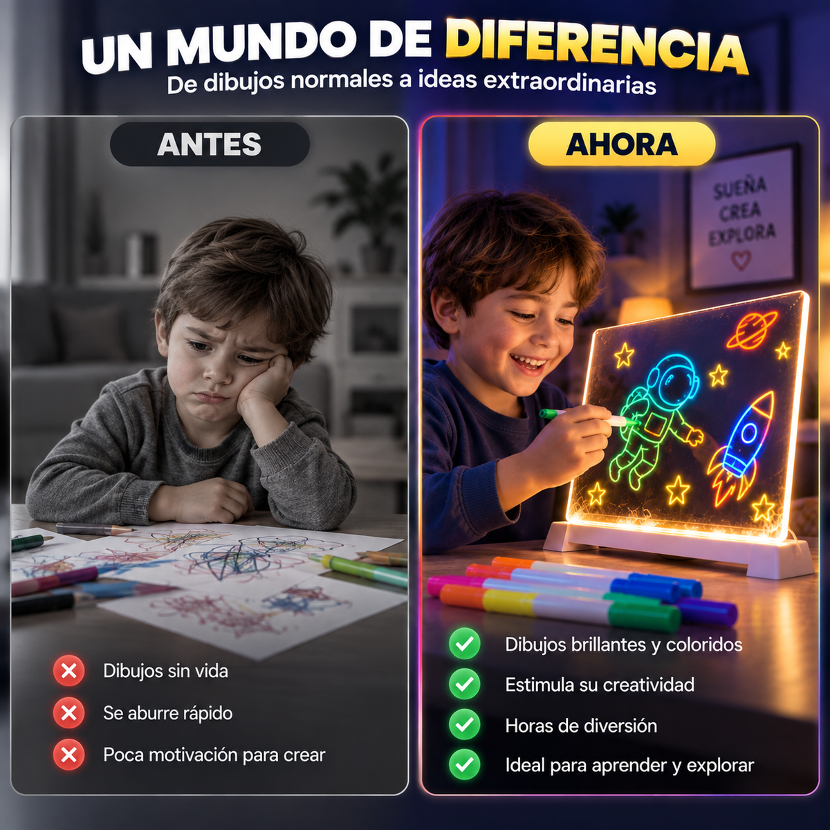 LumiDraw™|El regalo que ilumina su imaginación