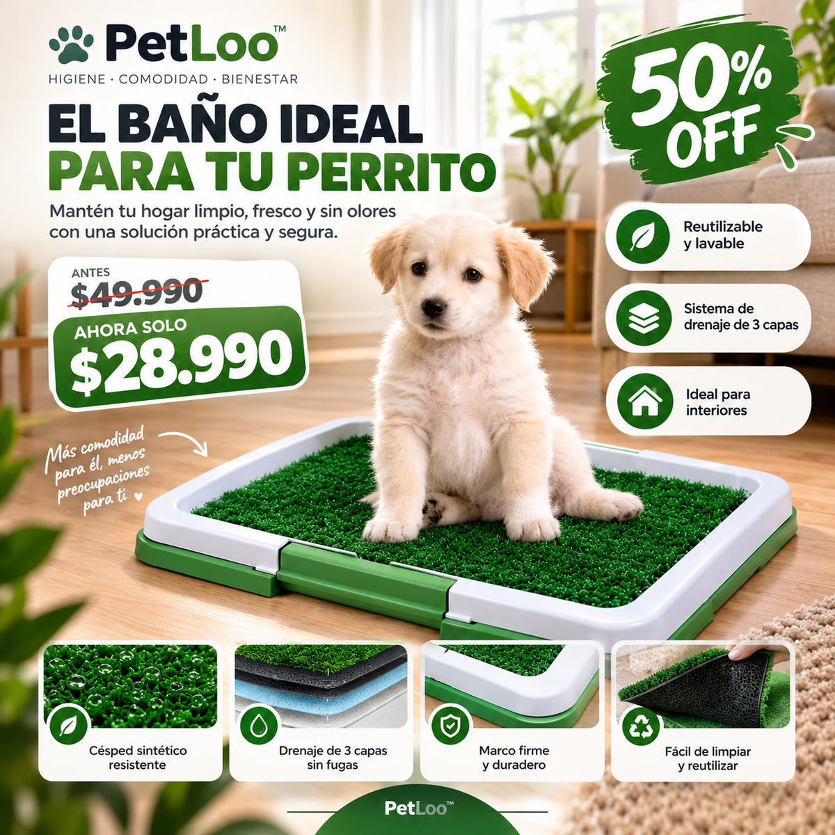 PetLoo™| La naturaleza, ahora juega de local