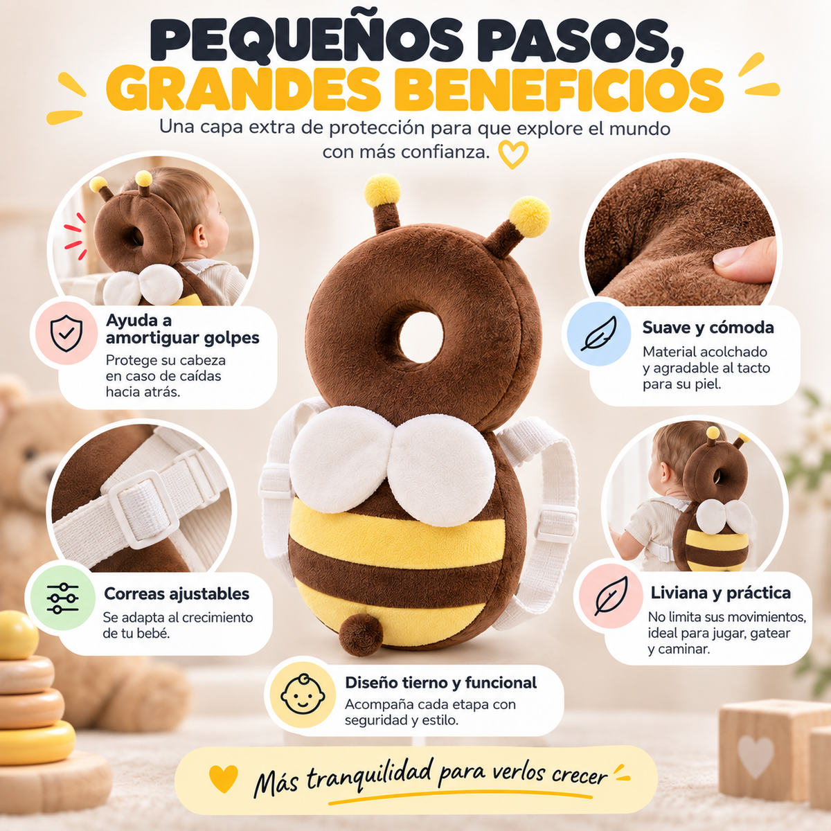 Mimobee™|Protección para sus primeros pasos