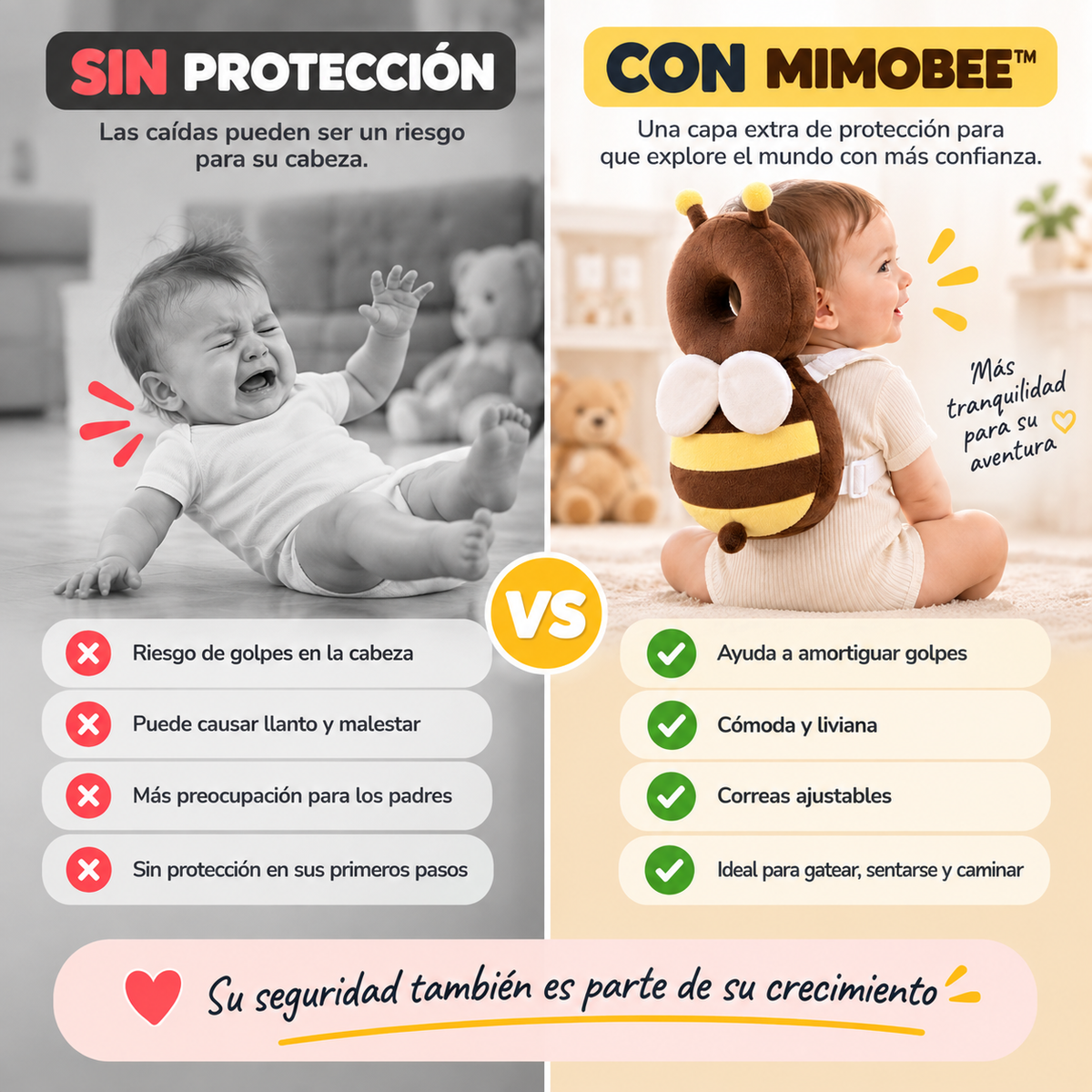 Mimobee™|Protección para sus primeros pasos