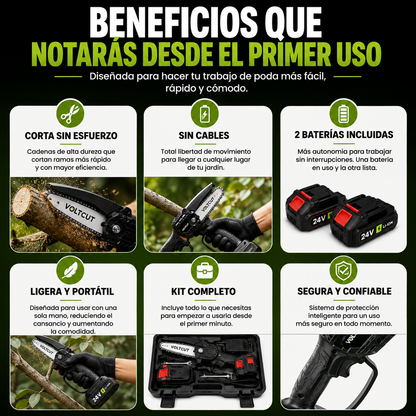 VoltCut™| corta lo que sea sin esfuerzo ( Incluye Batería extra de regalo )