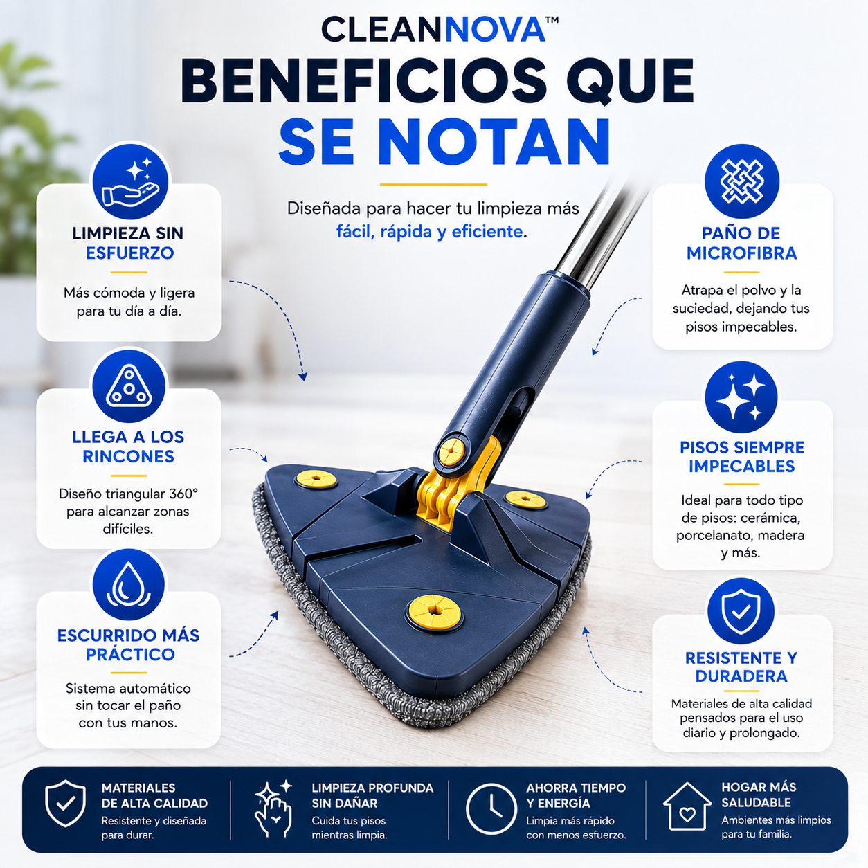 CleaNova™|Llega a lugares donde otros no pueden