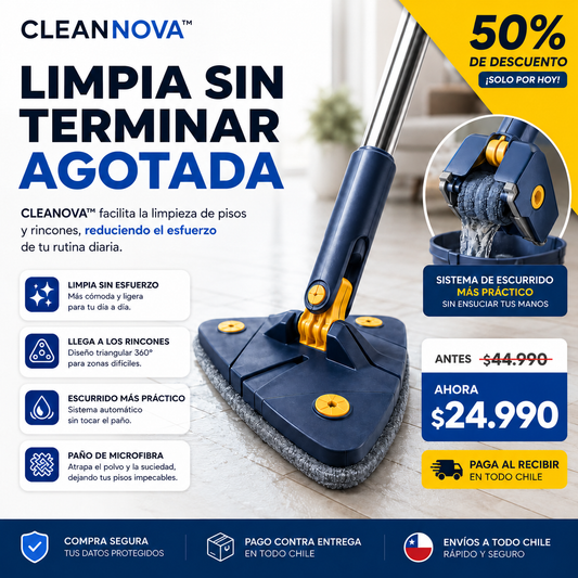 CleanNova™|Llega a lugares donde otros no pueden