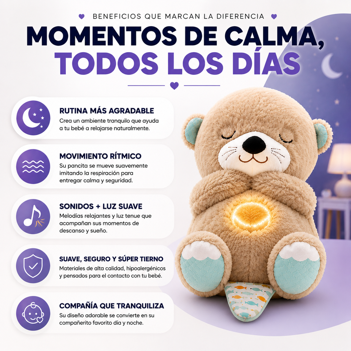 LUNEXA™|Para esas noches en que nada parece calmarlo