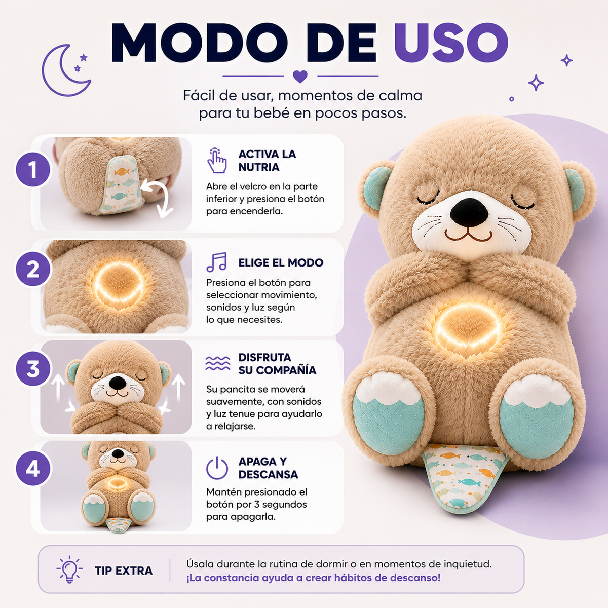 LUNEXA™|Para esas noches en que nada parece calmarlo