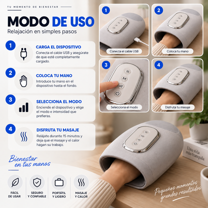 HandPulse™|El descanso que tus manos merecen
