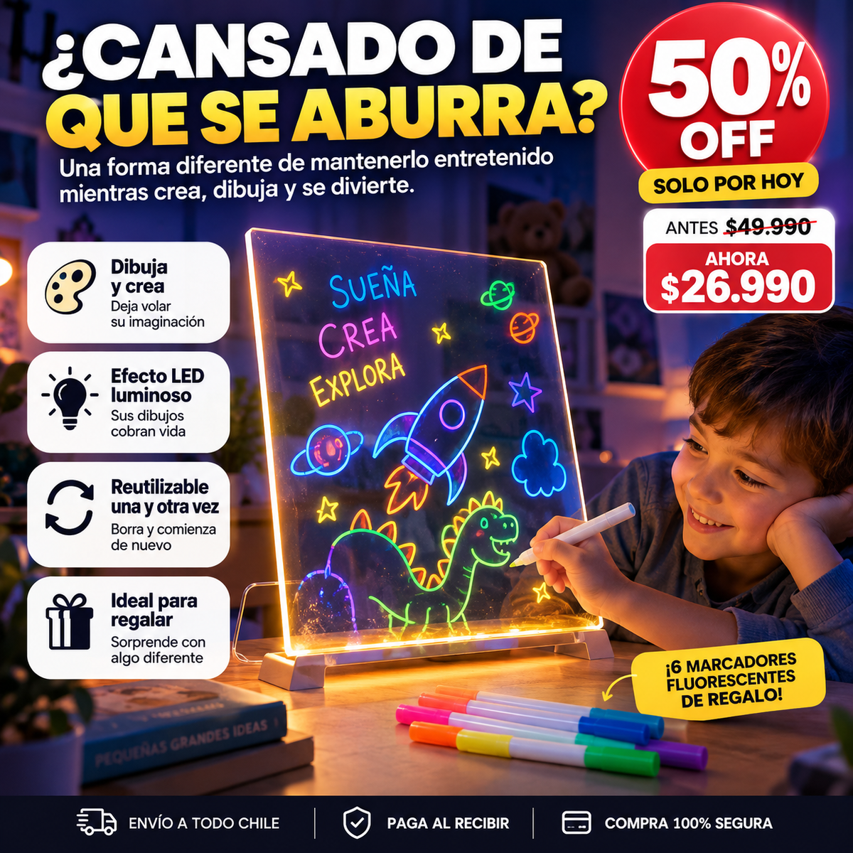 LumiDraw™|El regalo que ilumina su imaginación