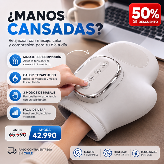 HandPulse™|El descanso que tus manos merecen