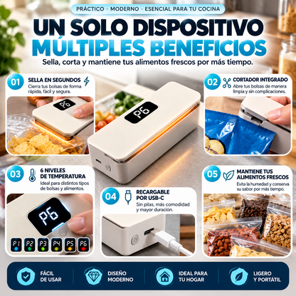 Sealvy™| No botes comida solo porque la bolsa quedó mal cerrada